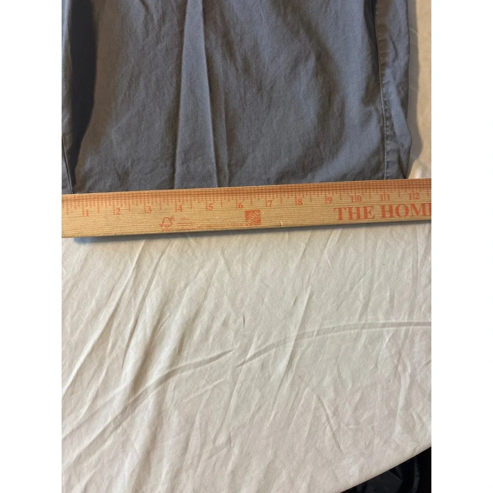 J.Crew Staton Chino Shorts Mens 38 Grey Flat‎ Front Cotton Blend Twill Casual